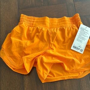Vibrant Orange Lulu hott hot Women's Shorts BRAND NEW